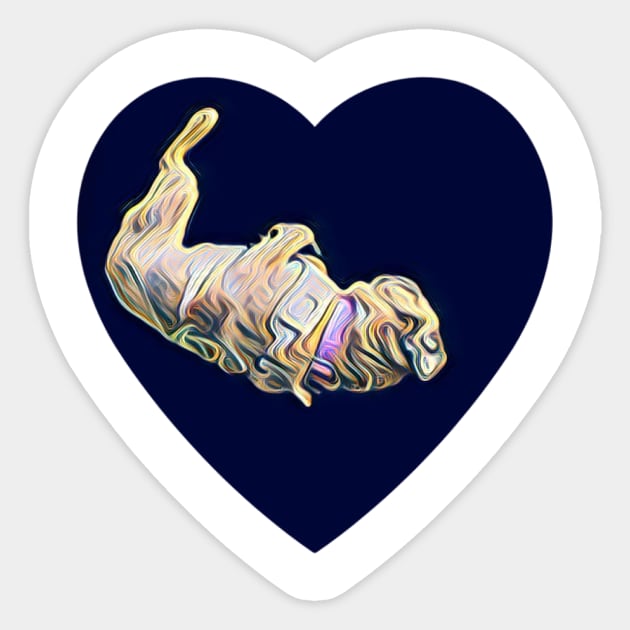 A loved Pug Sticker by allaboutpugdogs 